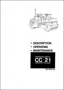 dynapac cc 21 technical manual, dynapac manual, dynapac cc
