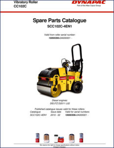 dynapac cc102c cc102 2010 parts catalog, dynapac parts catalog, dynapac cc102c