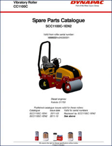 dynapac cc1100 cc1100c 2011 parts catalog, dynapac parts catalog, dynapac cc1100