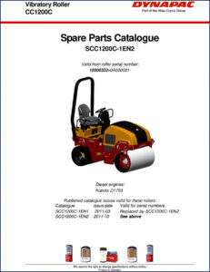 dynapac cc1200 cc1200c 2011 parts catalog, dynapac parts catalog, dynapac cc1200