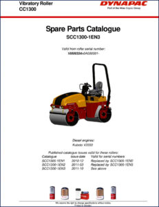 dynapac cc1300 2011 parts catalog, dynapac parts catalog, dynapac cc1300