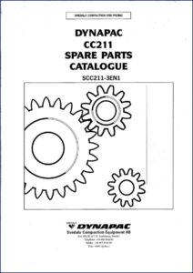 dynapac cc211 1999 parts catalog, dynapac parts catalog, dynapac cc211