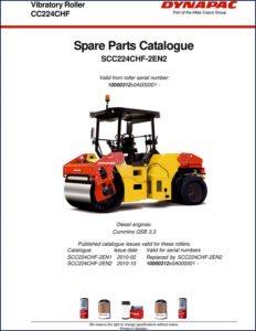dynapac cc224chf 2010 parts catalog, dynapac parts catalog, dynapac cc224chf