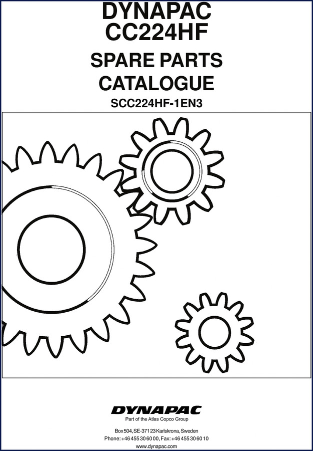 dynapac cc224hf parts catalog, dynapac parts catalog, dynapac cc224hf