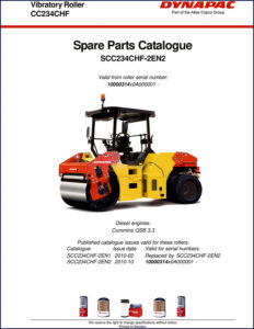 dynapac cc234chf 2010 parts catalog, dynapac parts catalog, dynapac cc234chf