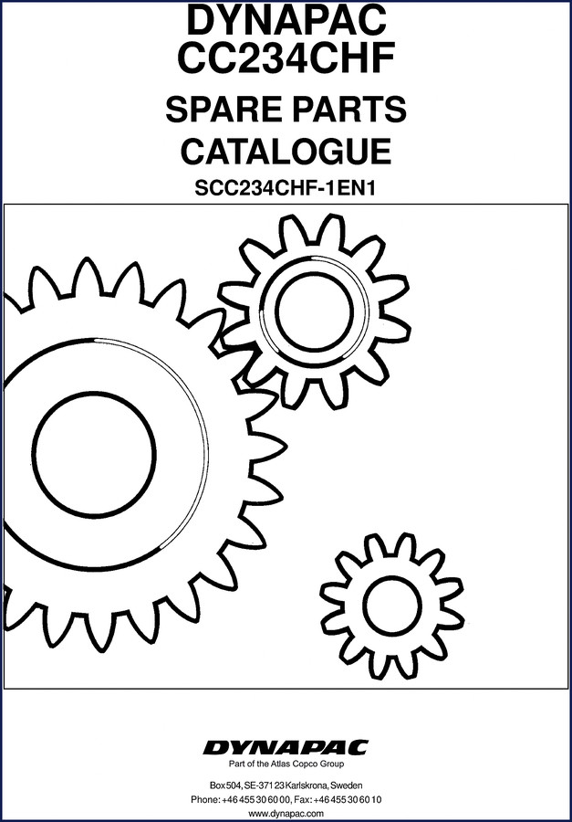 dynapac cc234chf parts catalog, dynapac parts catalog, dynapac cc234chf
