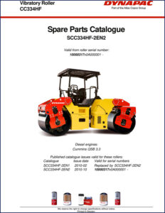 dynapac cc334hf 2010 parts catalog, dynapac parts catalog, dynapac cc334hf