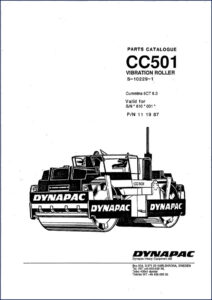 dynapac cc501 parts catalog, dynapac parts catalog, dynapac cc501