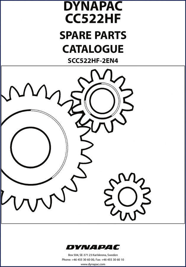 dynapac cc522hf parts catalog, dynapac parts catalog, dynapac cc522hf
