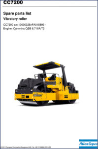 dynapac cc7200 2015 parts catalog, dynapac parts catalog, dynapac cc7200