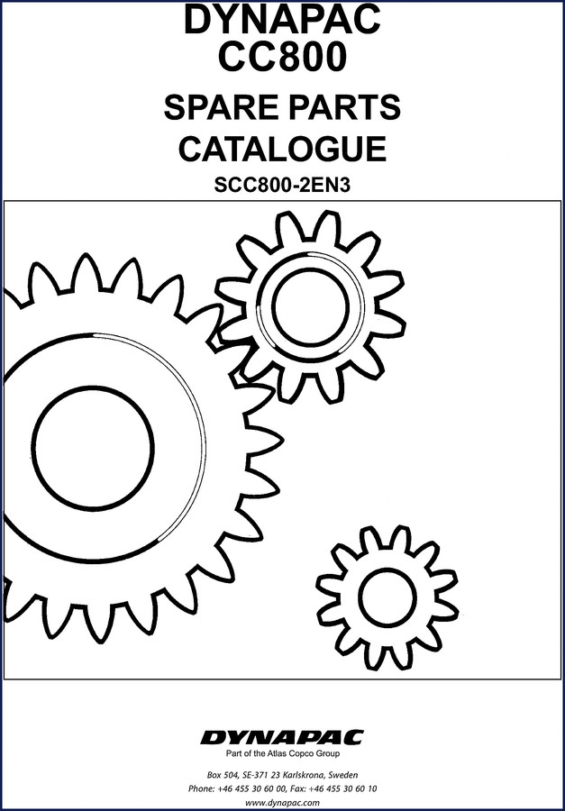 dynapac cc800 parts catalog, dynapac parts catalog, dynapac cc800