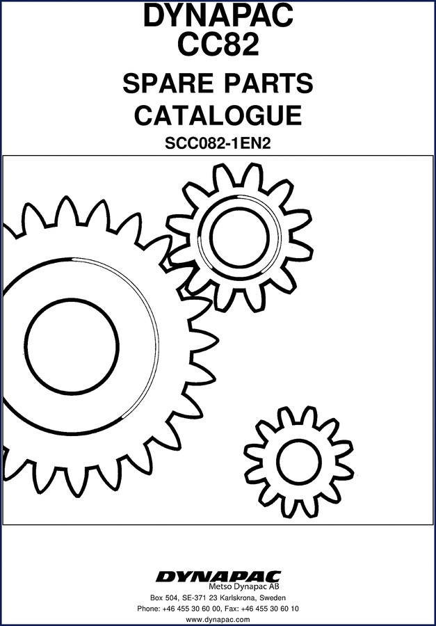 dynapac cc82 parts catalog, dynapac parts catalog, dynapac cc82