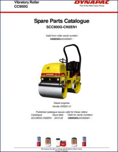 dynapac cc900, cc900g 2010 parts catalog, dynapac parts catalog, dynapac cc900,