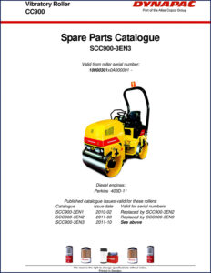 dynapac cc900 2009 parts catalog, dynapac parts catalog, dynapac cc900