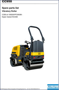 dynapac cc950 2015 parts catalog, dynapac parts catalog, dynapac cc950