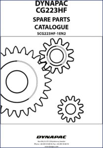 dynapac cg223hf parts catalog, dynapac parts catalog, dynapac cg223hf