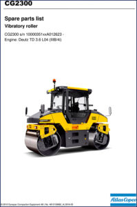 dynapac cg2300 2016 parts catalog, dynapac parts catalog, dynapac cg2300