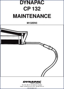 dynapac cp 132 service manual, dynapac service manual, dynapac cp