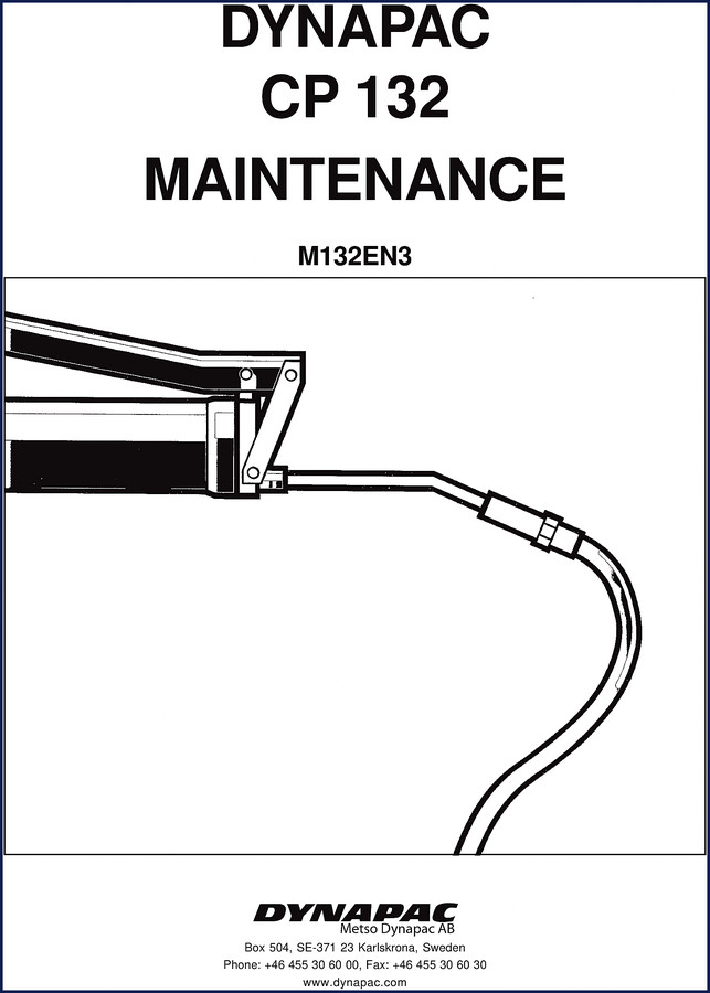 dynapac cp 132 service manual, dynapac service manual, dynapac cp