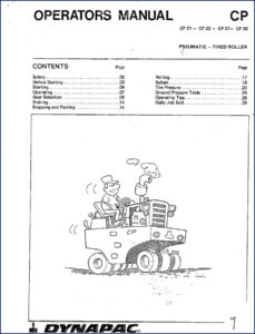 dynapac cp 21, cp 22, cp 27, cp, dynapac manual, dynapac cp
