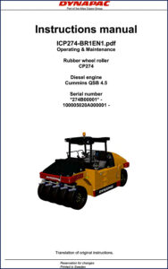 dynapac cp274 2010 operators manual, dynapac manual, dynapac cp274