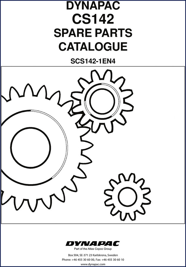 dynapac cs142 parts catalog, dynapac parts catalog, dynapac cs142