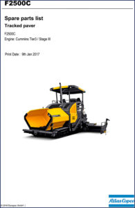 dynapac f2500c 2017 parts catalog, dynapac parts catalog, dynapac f2500c