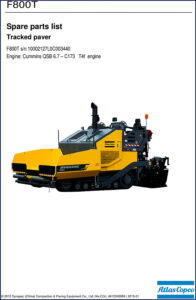 dyna pac f800t 2015 parts catalog, dynapac parts catalog, dynapac pac