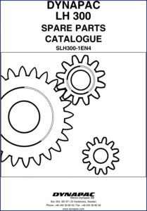 dynapac lh 300 parts catalog, dynapac parts catalog, dynapac lh