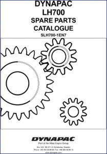 dynapac lh700 parts catalog, dynapac parts catalog, dynapac lh700