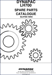 dynapac lh700 parts catalog, dynapac parts catalog, dynapac lh700