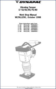 dynapac lt 52, dynapac manual, dynapac lt