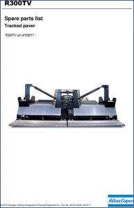 dynapac r300tv 2015 parts catalog, dynapac parts catalog, dynapac r300tv
