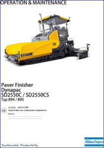 dynapac sd2550cs sd2550c operators manual, dynapac manual, dynapac sd2550cs