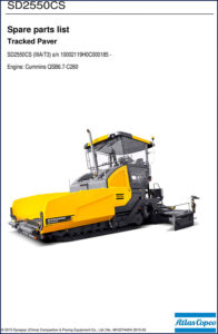 dynapac sd2550cs 2015 parts catalog, dynapac parts catalog, dynapac sd2550cs