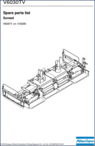 dynapac v6030tv 2015 parts catalog, dynapac parts catalog, dynapac v6030tv