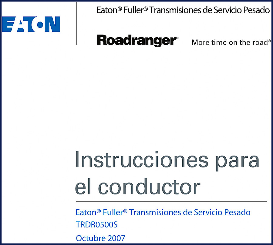 eaton trdr0500s 2007 operators manual, eaton manual, eaton trdr0500s