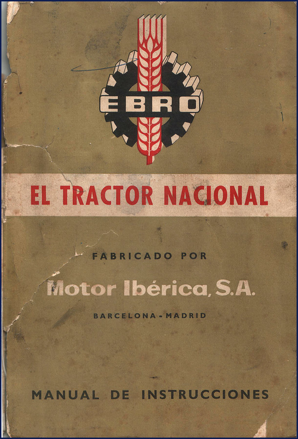 ebro tractor nacional 1960 user manual, ebro manual, ebro tractor