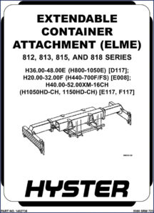 elme 812, elme manual