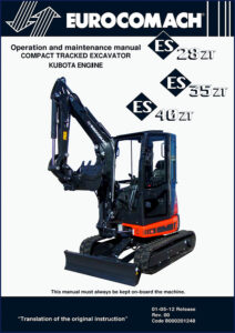eurocomach es 28 zt, es 35 zt, es, eurocomach service manual, eurocomach es