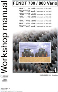 fendt 711, 712, 714, 716, 815 2006 workshop, fendt workshop manual, fendt 711,