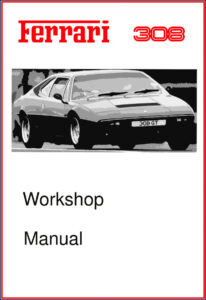 ferrari 308 workshop manual, ferrari workshop manual, ferrari 308