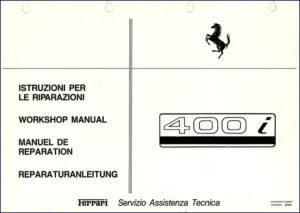 ferrari 400i 1985 workshop manual, ferrari workshop manual, ferrari 400i