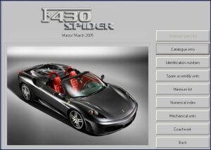 ferrari f430 spider 2005 parts catalog, ferrari parts catalog, ferrari f430
