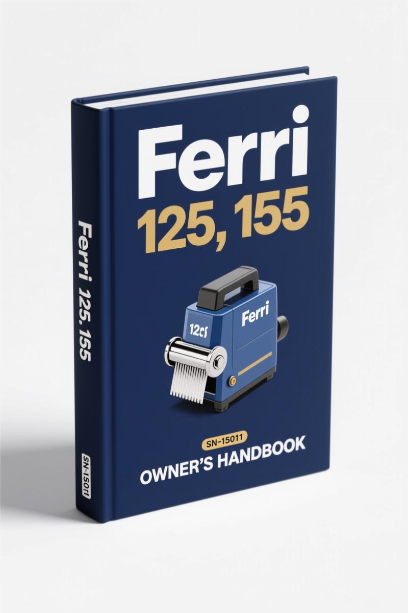 ferri 125, 155 user manual, ferri manual, ferri 125,