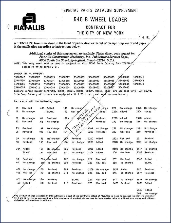 fiat, fiat-allis manual