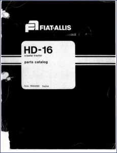 fiat, fiat-allis manual