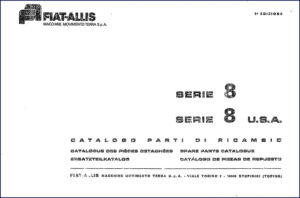 fiat allis serie 8 parts catalog, fiat allis parts catalog, fiat allis allis