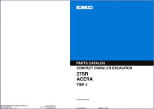 fiat kobelco 27sr 2008 parts catalog, fiat kobelco parts catalog, fiat kobelco kobelco