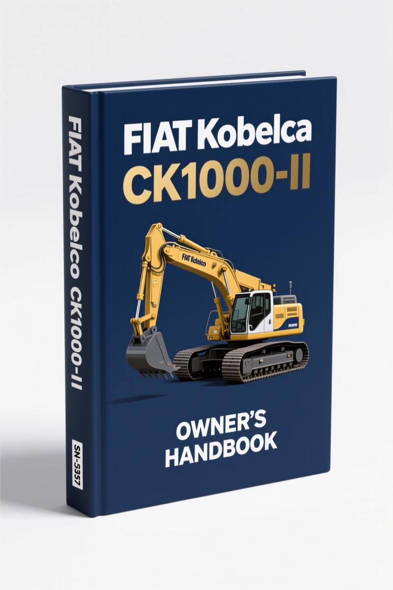 fiat kobelco ck1000, fiat kobelco manual, fiat kobelco kobelco